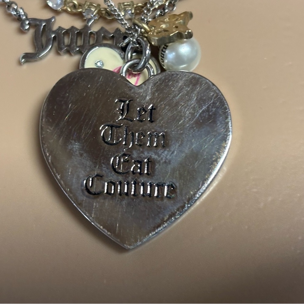 Vintage❤️Juicy Couture Classic Everything Juicy Necklace - Picture 3 of 7